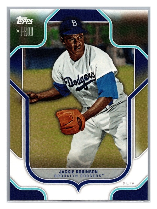2023 Topps x J-Rod Show Out Collection #65 Jackie Robinson LA Dodgers HOF MLB