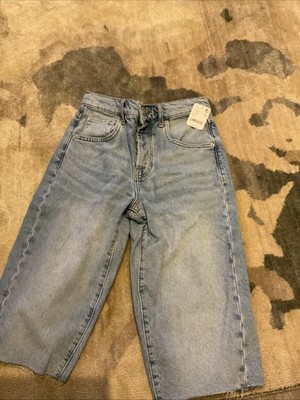 Free People We The Free Jam Session Relaxed Capris Jeans Women's Size 27  Blue