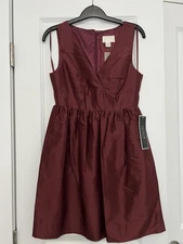 NWT J.Crew Weddings Silk Deep Burgundy Dress - 2P