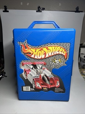 Hot Wheels 48 Car Case Vintage 2002 W/ Lot Of 48 Hot Wheels /Matchbox Cars