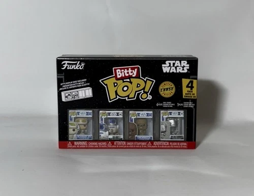 Funko Bitty Pop Star Wars 4 Pack - Han Solo In Carbonite CHASE RARE 1/6