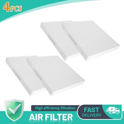 4x Cabin Air Filters for 2009 2010 2011 2012 2013 Mazda 6 L4 2.5L V6 3.7L