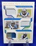2020 National Treasures Nfl Gear Trio Gold /10 McCaffrey, Moore, Samuels TM-CP