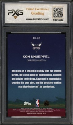 2025-26 Topps KON KNUEPPEL 8-Bit Ballers RC #8B-34 Graded PXG 10