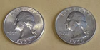 Lot Of 2 Washington Silver Quarters -1963 & 1964 HIGHER GRADES