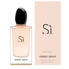 Si by Giorgio Armani 3.4 oz / 100 mL Eau De Parfum for Womens New In Box -Sealed