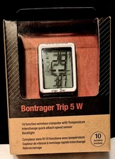 Bontrager Trip 5 W 10 Function Wireless Computer New In Box Cycling Speed Clock