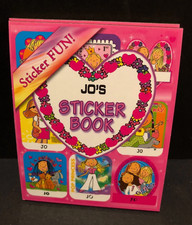 Personalized Name J0 STICKER BOOK Stick W/Us Girls Funky Groovy Stickers