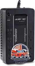 Respaldo De Bater a UPS 625VA 360W Con Supresor De Picos 8 Tomas 2 Puertos USB