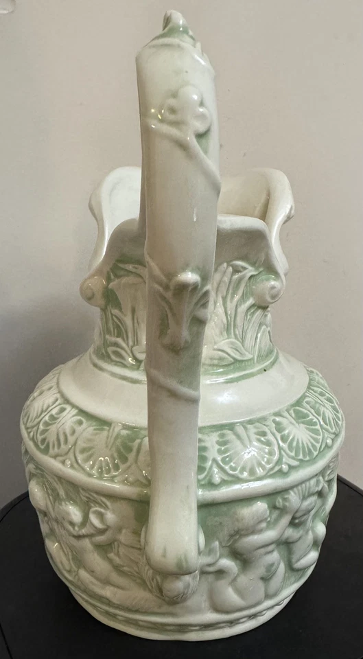 Jarra 3D de colección de la mitología griega de Poseidón sirenas merman querubín Foto 2 de 4