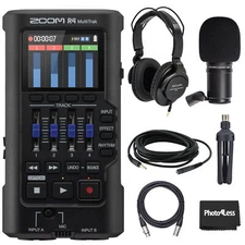 Zoom R4 MultiTrack Recorder Bundle