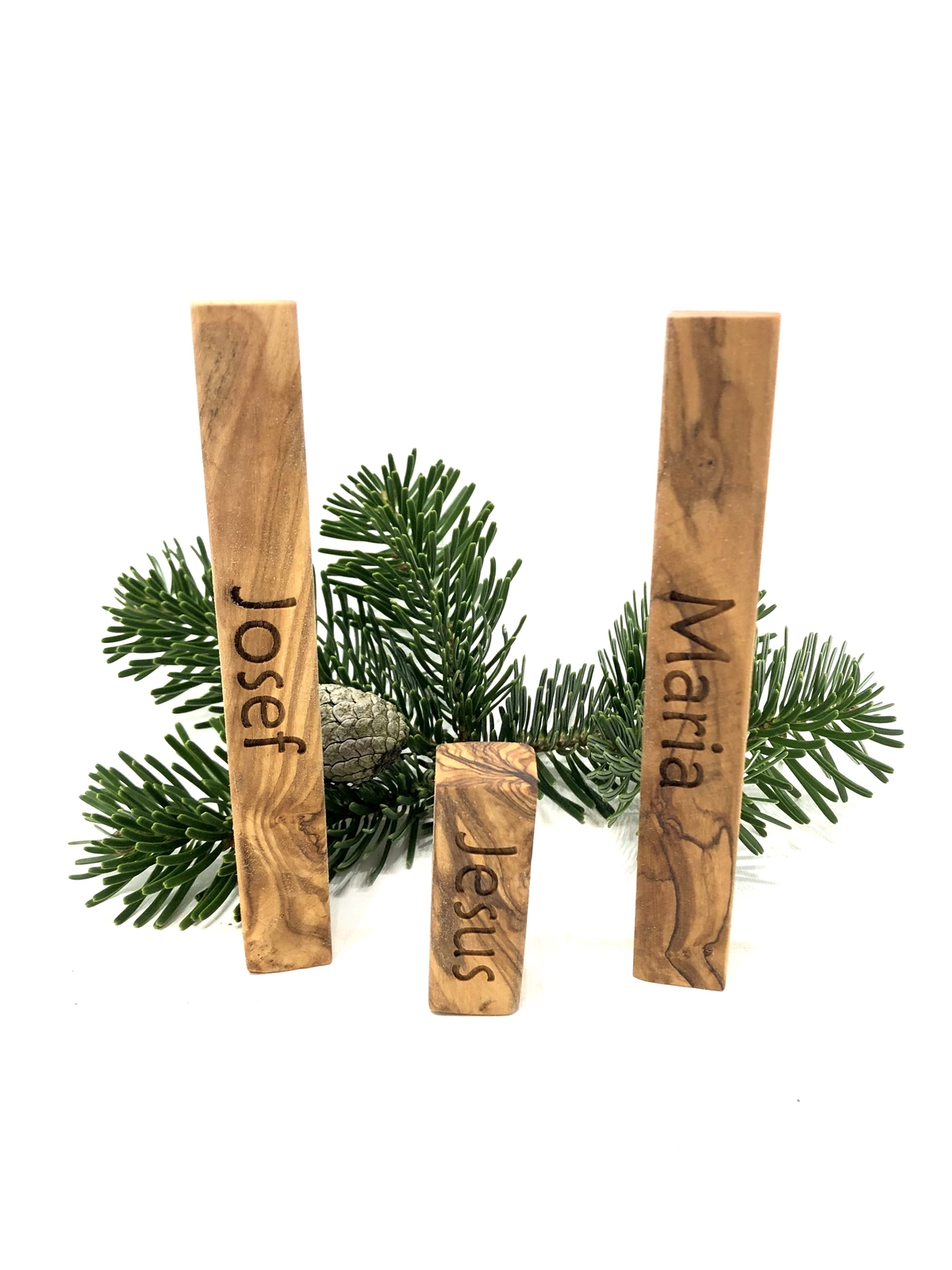 Weihnachtskrippe "MODERN LIFE" aus OLIVENHIOLZ verschiedene Sets