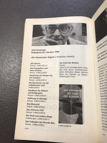 Bücher Roman „Hoffnung im Alentejo“ Jose Saramago - Rowohlt 2003 - 314 S. - Bild 19 von 20