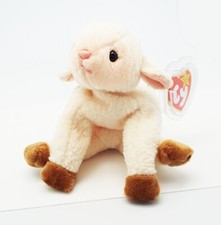 VTG TY BEANIE BABY BABIES ORIGINAL EWEY THE LAMB  PE #4219 ERRORS RETIRED NEW