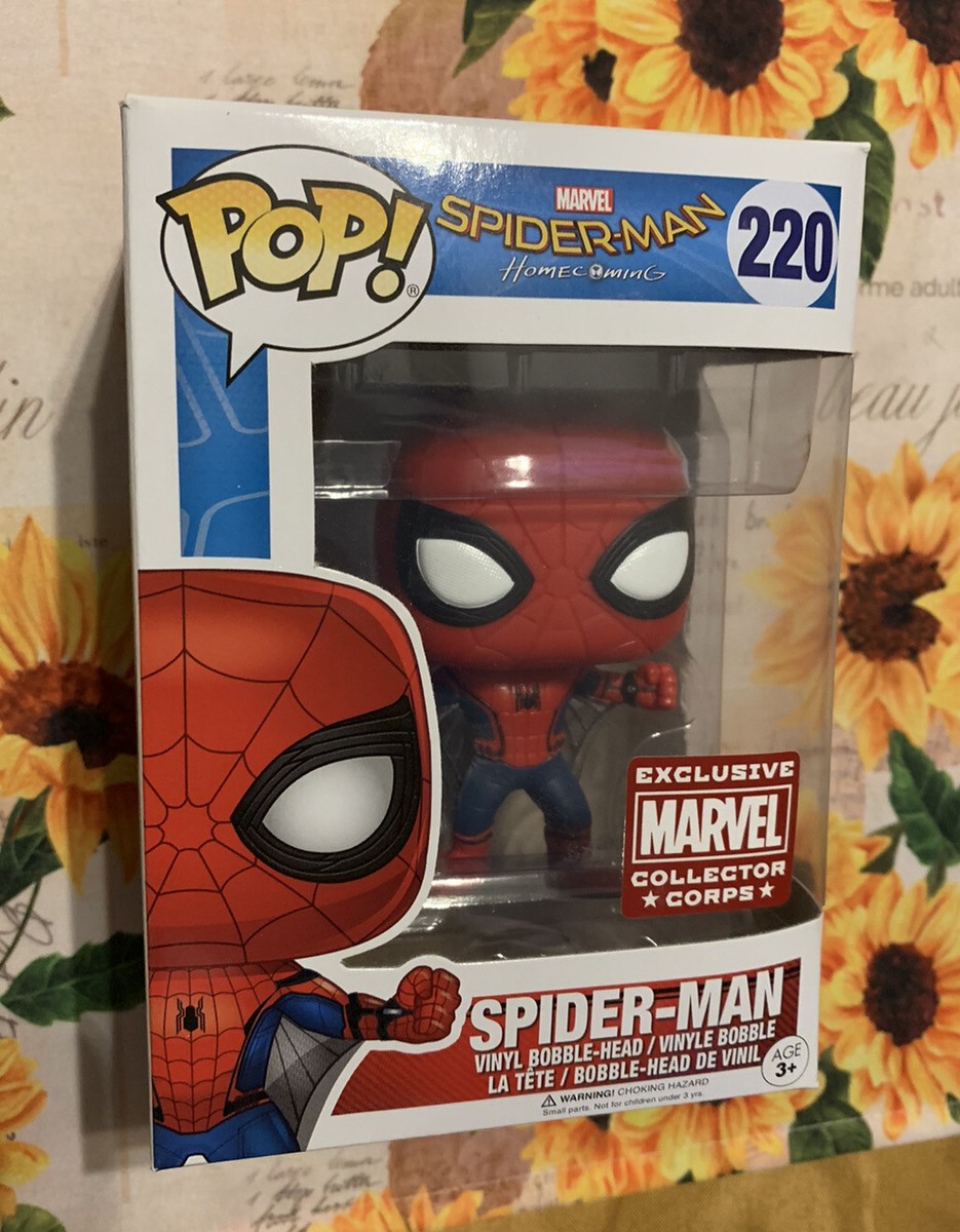 【funko pop】スパイダーマン 220限定 Funko Marvel Spider-Man Homecoming POP Marvel Spider-Man