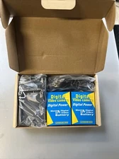 Pack of 2 PowerExtra Digital Video Camera Replacement Battery And Charger AM18