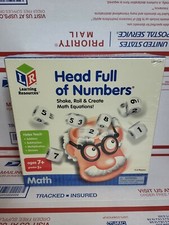 New Factory Sealed Learning Resources Head Full of Numbers Math Game Grade 2 