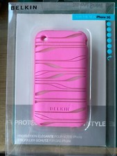 Belkin Apple iPhone 3G 3GS 16GB 32GB Grip Silicone Sleeve Case Cover PINK