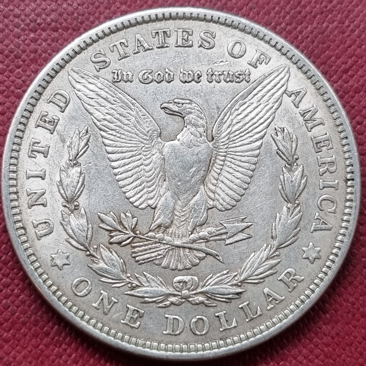 1921 Morgan Dollar $1 ERROR - OFF CENTER Higher Grade AU