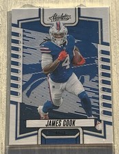 James Cook - 2023 Panini Absolute Football BLACK PARALLEL - #41 - Buffalo Bills