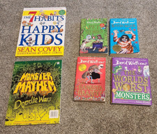 David Walliams Ratburger Gansta Granny Monster Mayhem 7 Habbits of Happy Kids