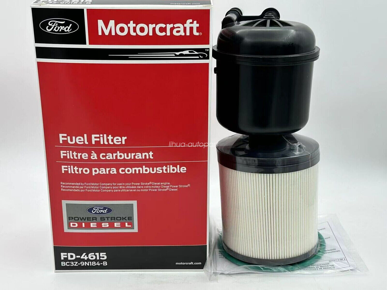 Genuine Diesel Fuel Filter Motorcraft Kit FD-4615 11-16 6.7L Diesel NEW