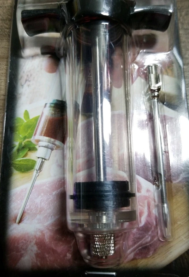 Inyector de adobo Expert Grill XG17-107-002-97 con aguja de carne de acero inoxidable  Foto 3 de 4