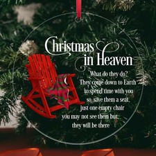 Sympathy Memorial Ornaments Gifts - Christmas Sympathy Gifts for Loss of Loved O