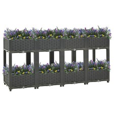 Camerina Raised Bed 160x40x71  Polypropylene,Raised Bed,Raised L3I6