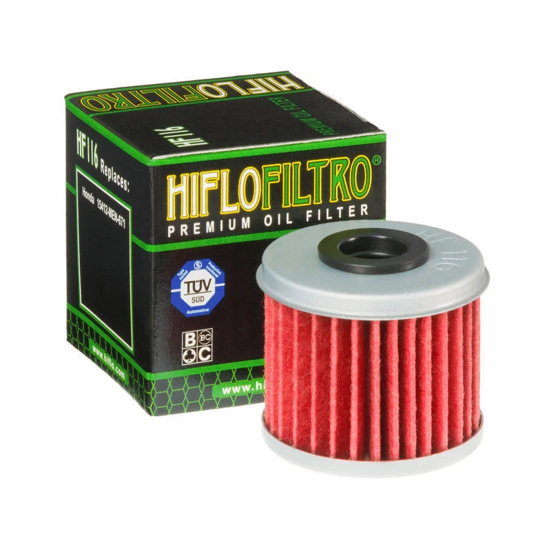 Filtro de aceite Honda CRF450X HiFlo HF116 CRF 450X genuino HifloFiltro - Paquete de 4 Foto 3 de 4