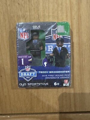  Minnesota Vikings Offizielle NFL Draft Football Teddy Bridgewater Mini Figur