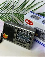 Portable radio + speaker