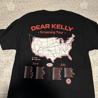 Channel 5 t-shirt- Dear Kelly Screening Tour 2024 (Size L) Andrew Callaghan