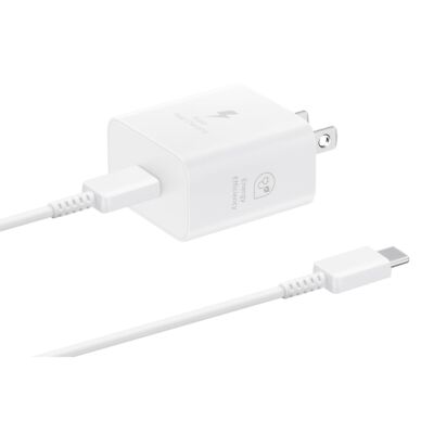 SAMSUNG 25W Wall Charger Power Adapter with Cable, Super Fast Charging, Compa...