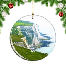 UK England The White Cliffs of Dover Christmas ornament city travel souvenir