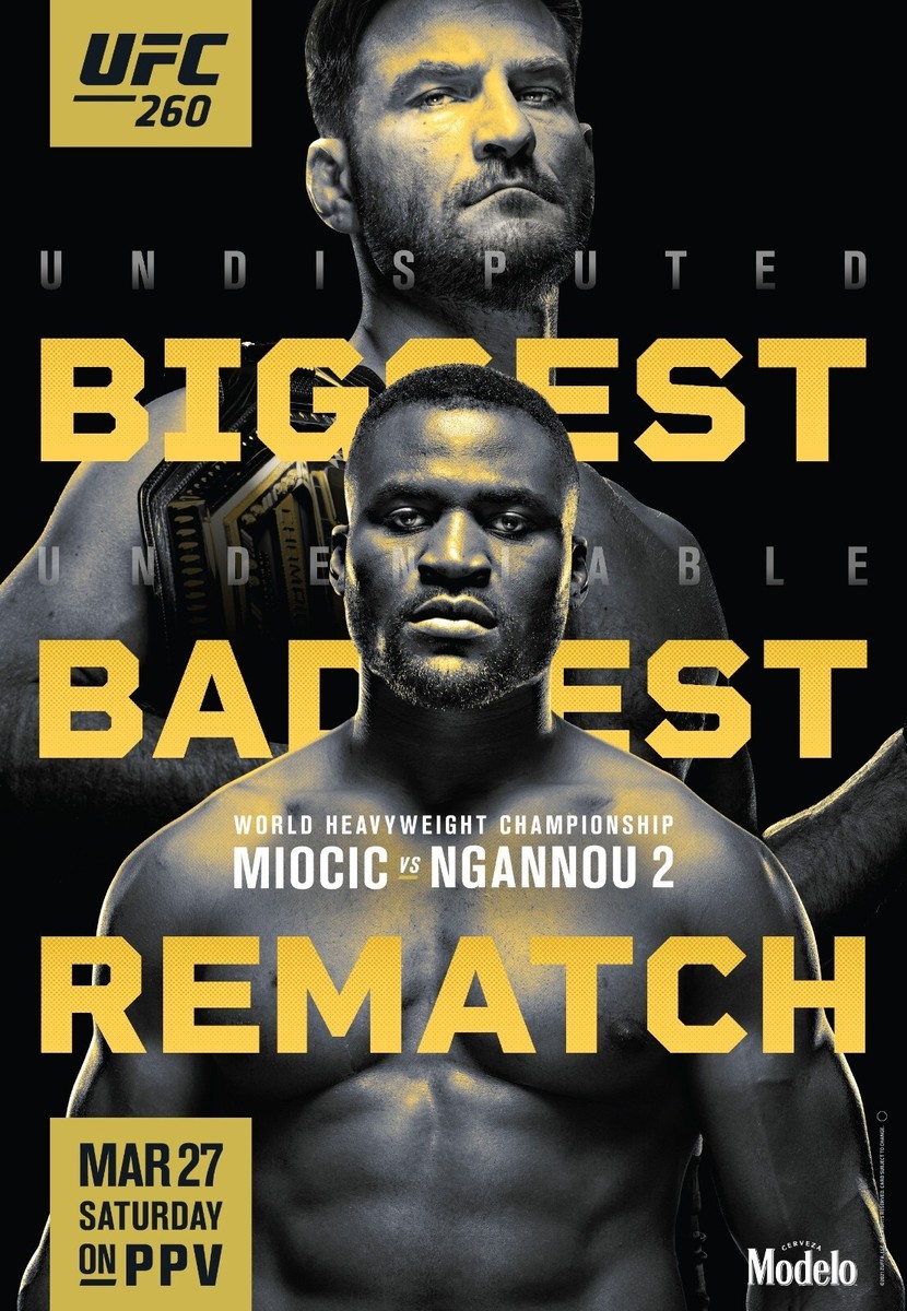 Francis Ngannou Miocic Full Fight Stipe Miocic Vs Francis Ngannou
