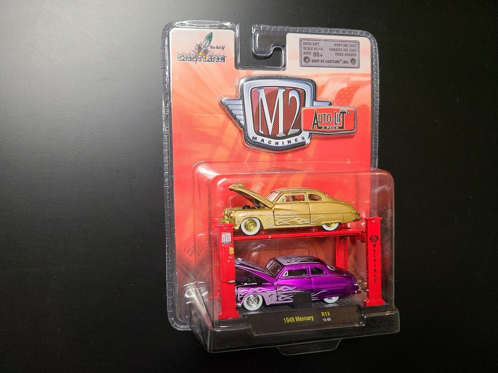 1949 Mercury Castline Diecast M2 MACHINES 1:64 AUTO-LIFT