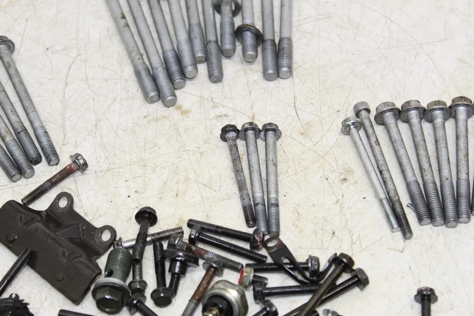 Kawasaki Ninja Zx6r Zx600g 1998 pernos de montaje del motor herrajes tornillos del motor Foto 3 de 4