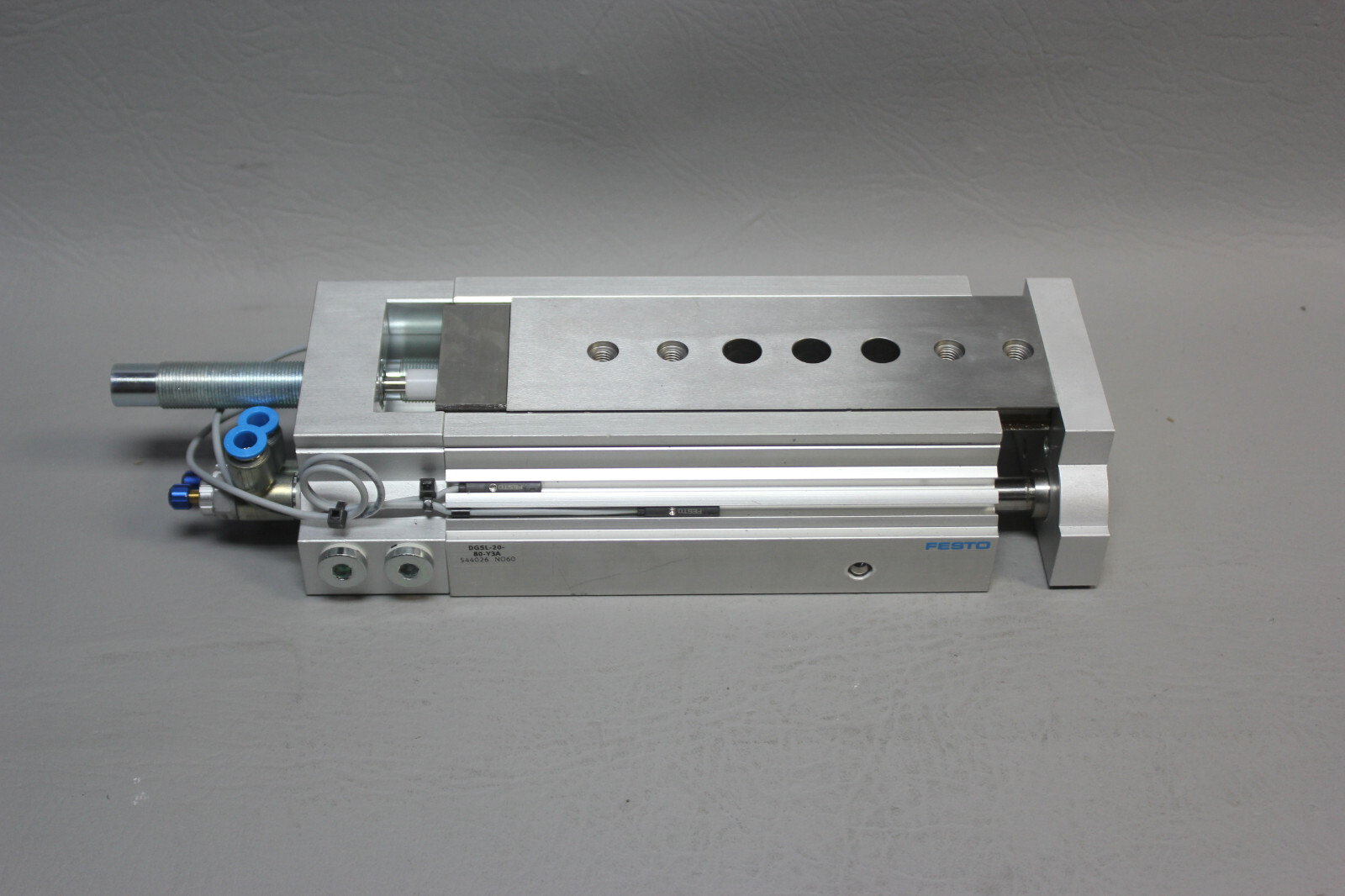 FESTO GUIDED CYLINDER PNEUMATIC MINI SLIDE DGSL-20-80-Y3A