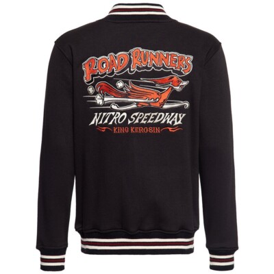King Kerosin College Jacke - Roadrunner Vintage Retro , 50er Baseball Style