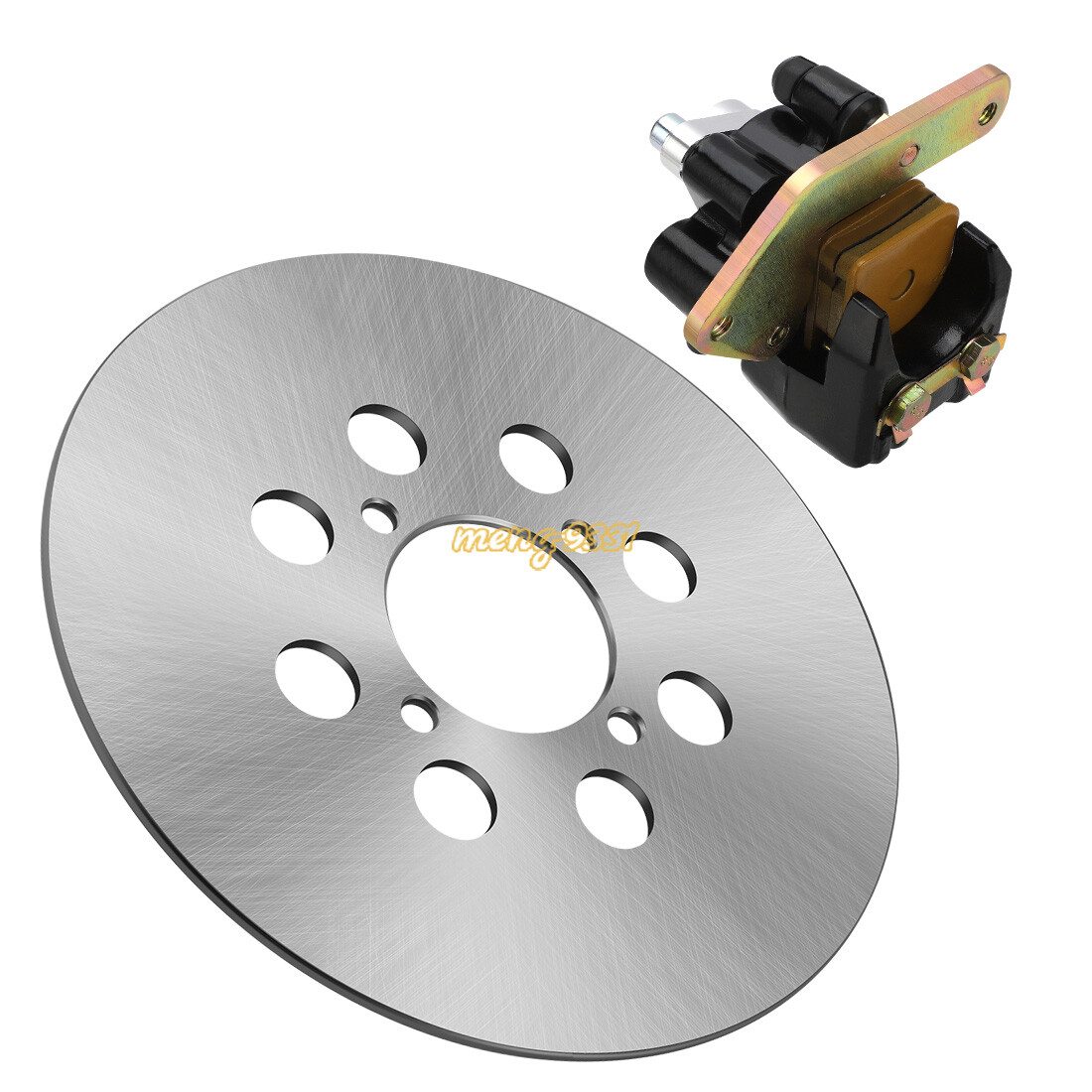 Rear Brake Disc Rotor & Caliper for Yamaha Banshee 350 Blaster 200 Raptor 660