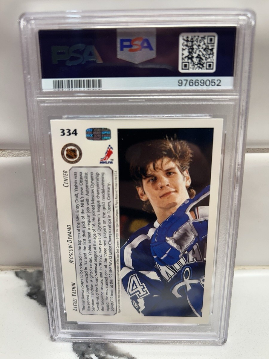 1992-93 Upper Deck Hockey Russian Stars Card # 334 Alexei