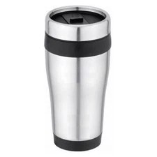 Steel Travel Mug Large with Hygienic Lid