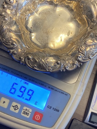 Antique Whiting Sterling Silver Art Nouveau Bowl 70 Grams - Picture 11 of 11