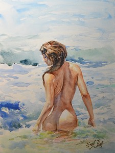 Contemporary-Art-Original-Painting-by-American-Artist-Grace-Eun-Jung-Nude