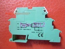 1pcs used Phoenix relay DEK-0V-24DC/24DC/3 2941374 #F8