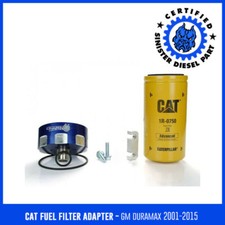 Engine Fuel Cat Filter Adapter For 2001-10 Duramax Sinister Diesel