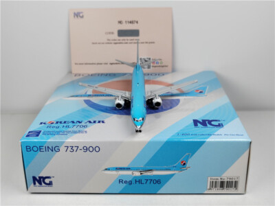 KOREAN AIR 737-900ER 大韓航空 コリアン ph 1:400 Korean Air 737-900 HL7706 79017 1:400