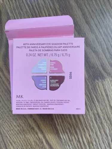 Mary Kay Limited Edition 60th Anniversary Eye Shadow Palette W/ Pink Nail Polish - Picture 13 of 13