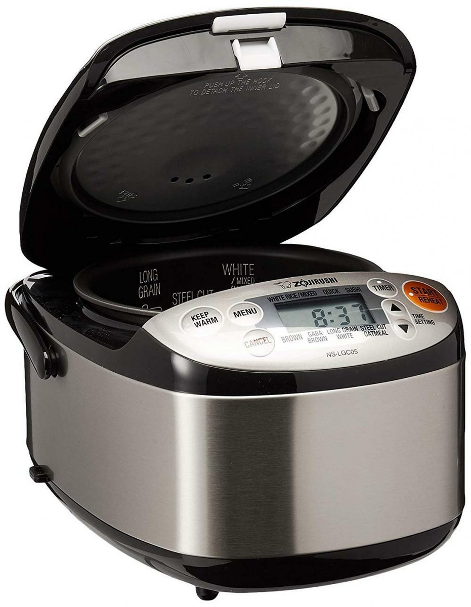 Zojirushi NS-LGC05XB Micom Rice Cooker & 3-Cups (uncooked